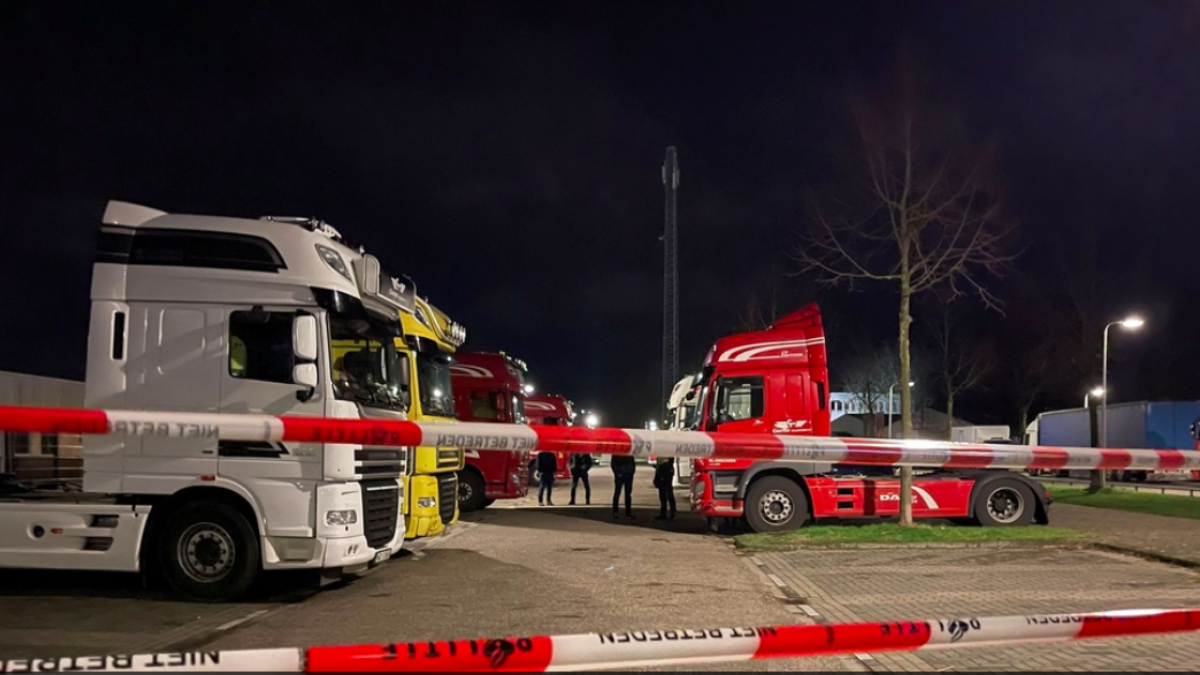 Dode vrachtwagen