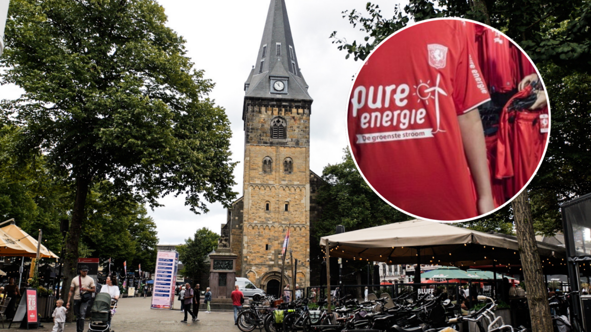 FC Twente expositie in de Grote Kerk op de Oude Markt