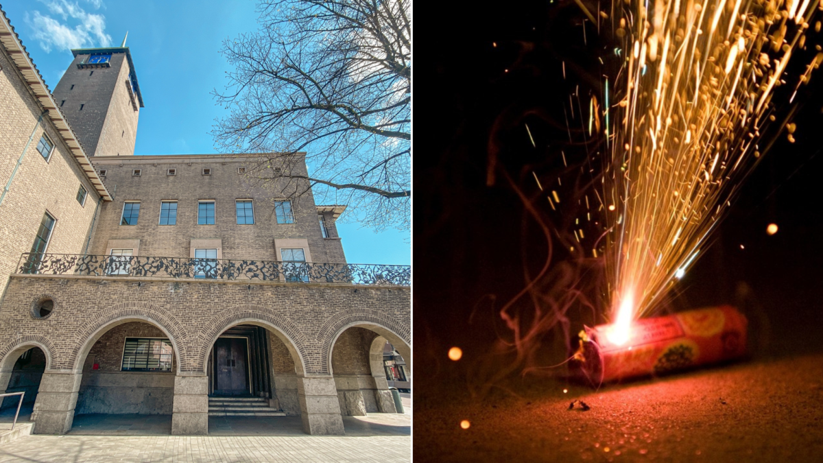 Gemeentehuis Vuurwerk