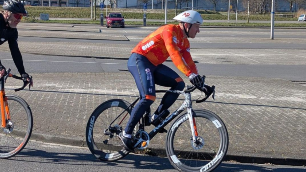 Jeffrey Hoogland onderweg naar Enschede