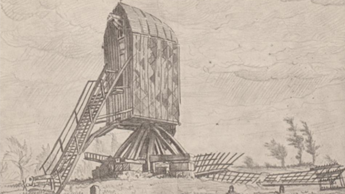 Lonneker Molen 2 schets oude Demmersmol