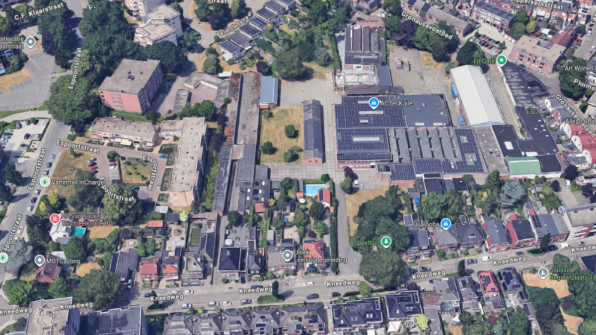 Luchtfoto Google Maps AC ter Kuile Kneedweg Enschede