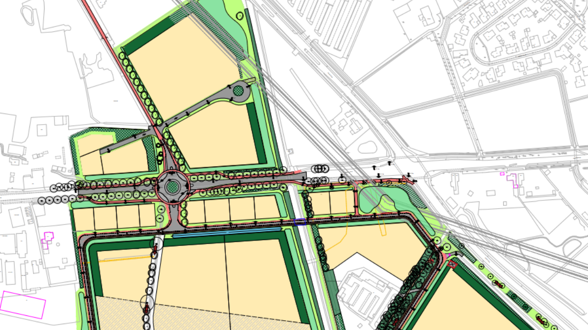 Nieuwe rotonde bij de Haaksbergerstraat Gemeente Enschede