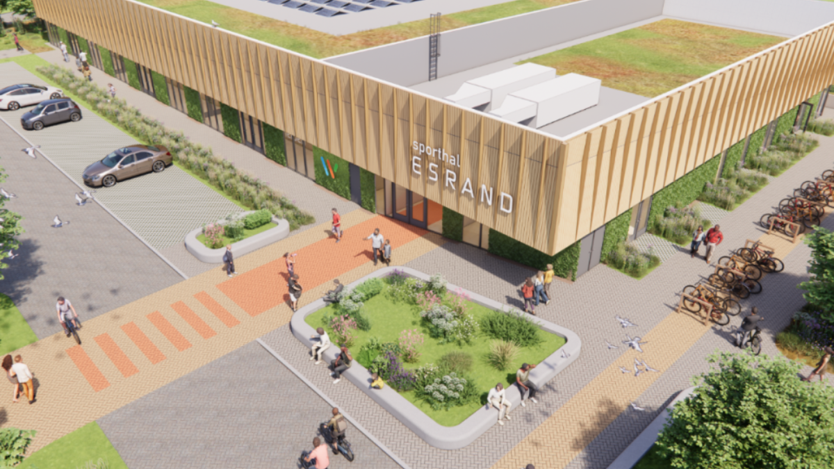 Ontwerp wierden sporthal