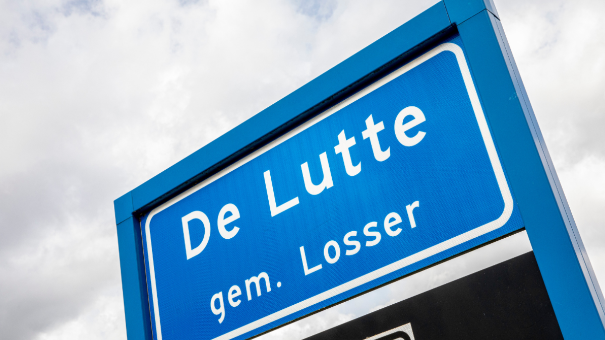 Plaatsnaambord De lutte 1