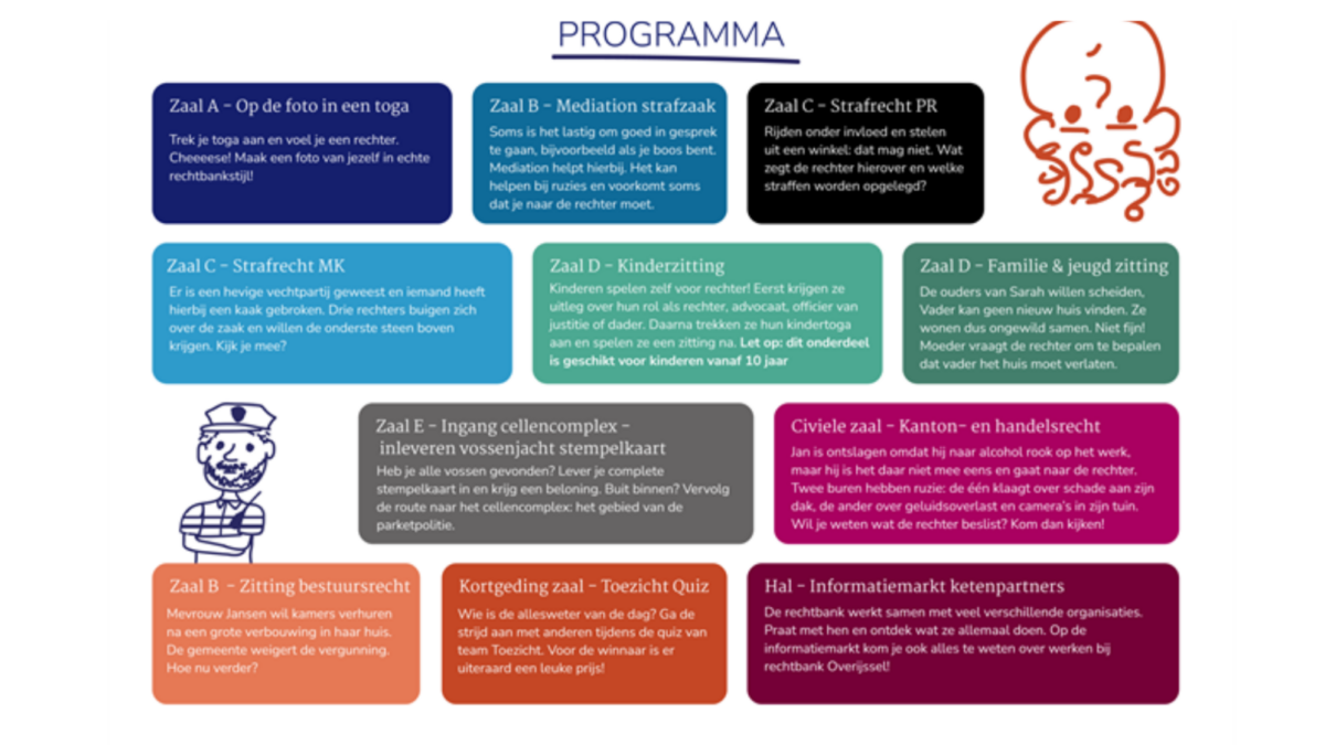 Programma open dag rechtbank 2025