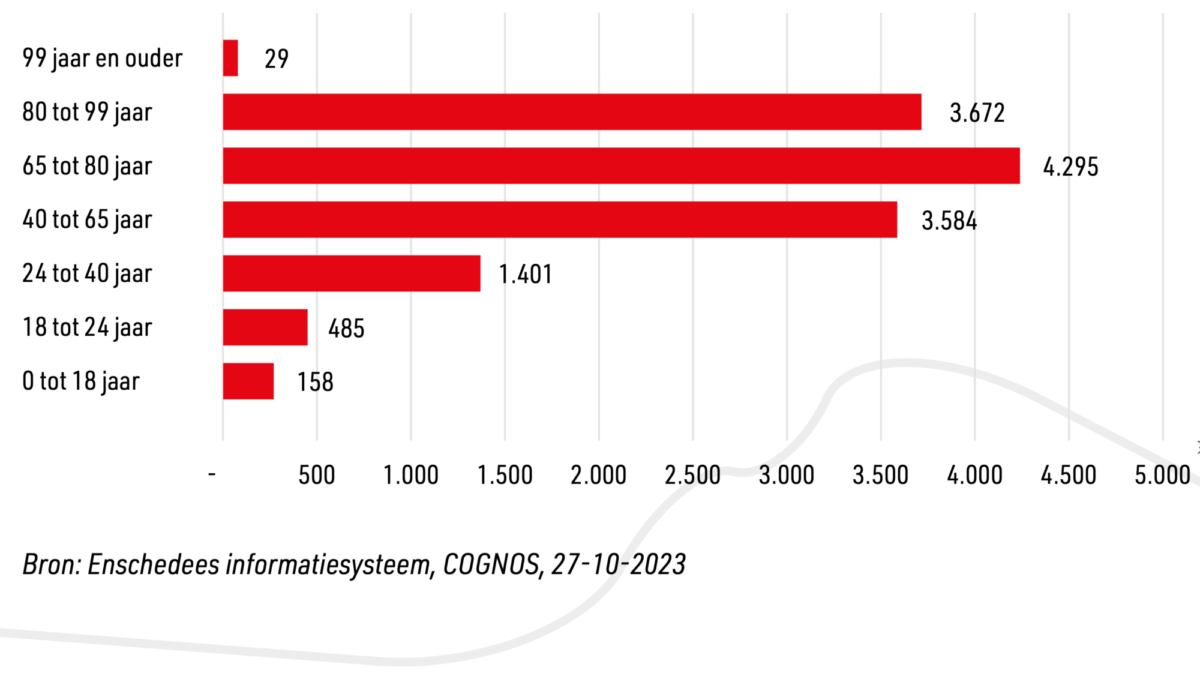 Leeftijdsgroepen en het beroep op maatschappelijke voorzieningen - 2023