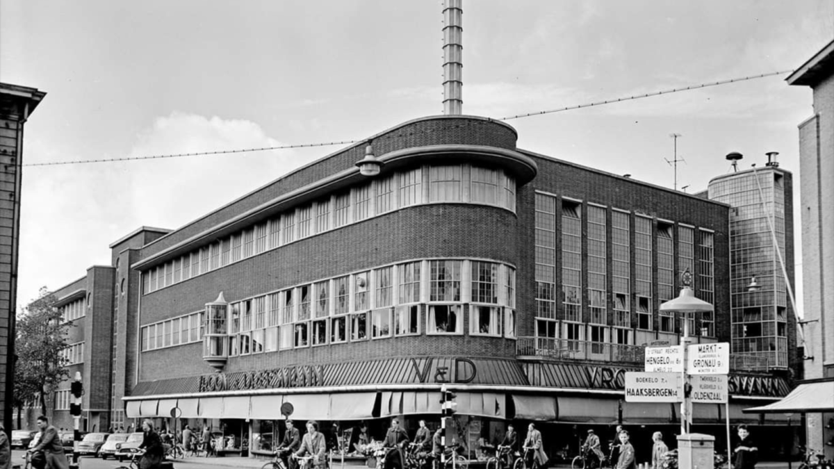 V&D-pand - Warenhuis - oud-Enschede - Kruispunt de Graaff