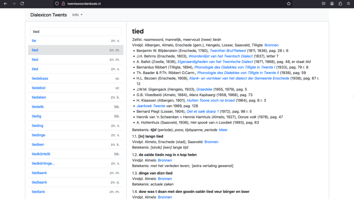 Woordenboek Twents-Nederlands 1