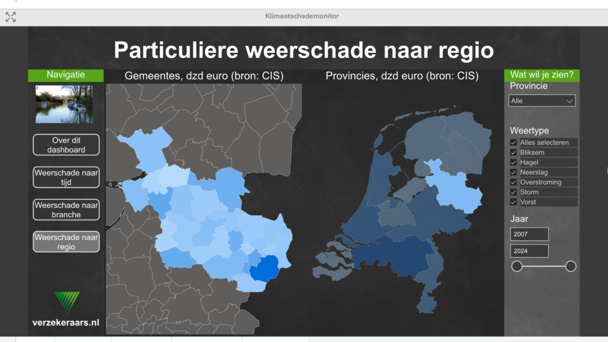 Schade als gevolg van extreem weer in Overijssel en Enschede