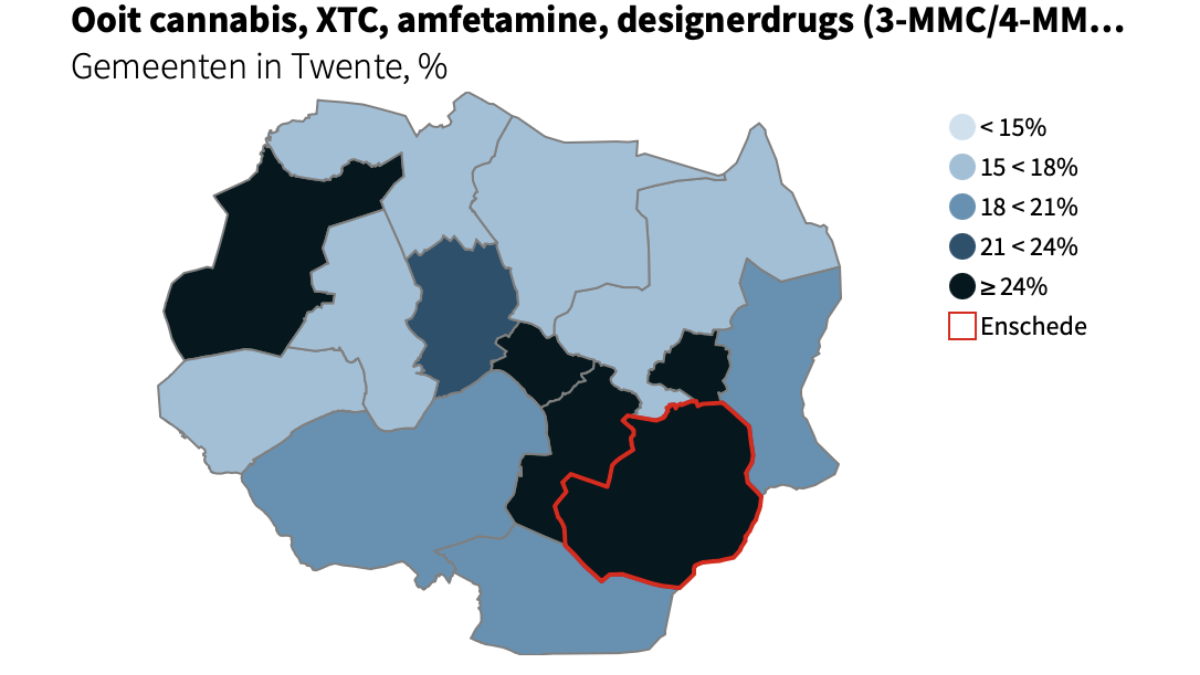 Drugsgebruik in Twente