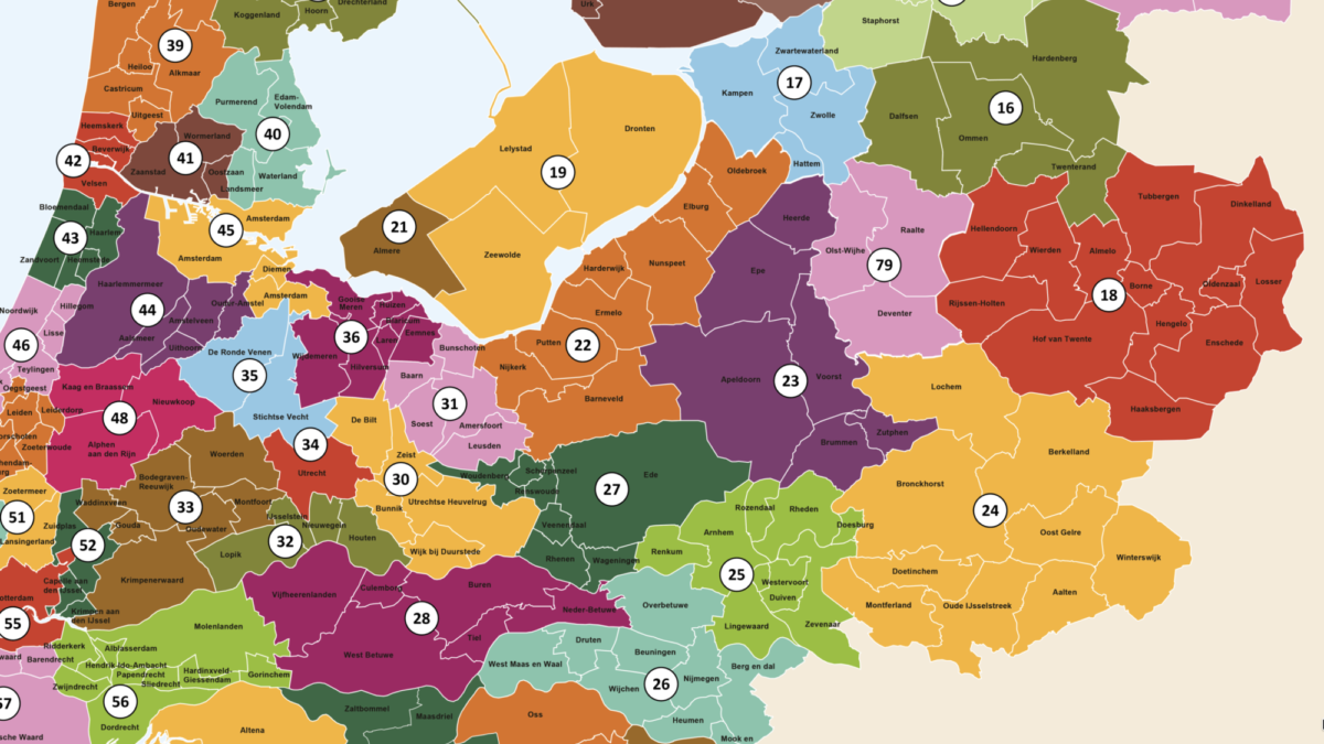 streekomroepen - kaart