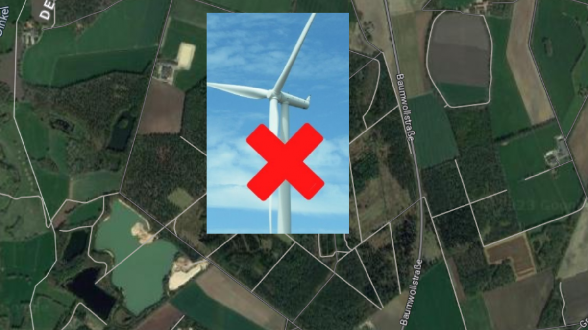 Windturbines achter Aarnink