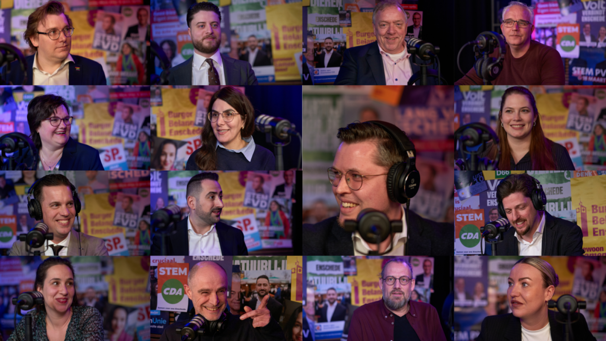 Alle lijsttrekkers partijgesprekken prognose enschede