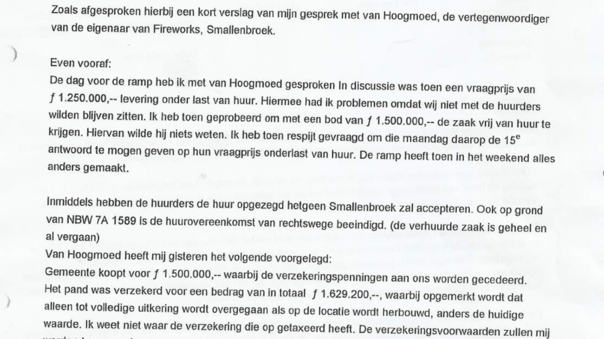Memo - Boudewijn Rip - 6 juni 2000