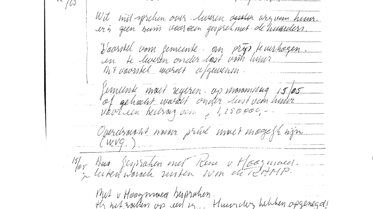 notitie - Boudewijn Rip - 12 mei 2000 - 15 mei 2000