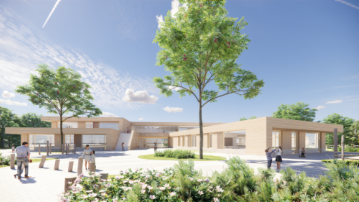 Schetsontwerp kindcentrum enter entree 1