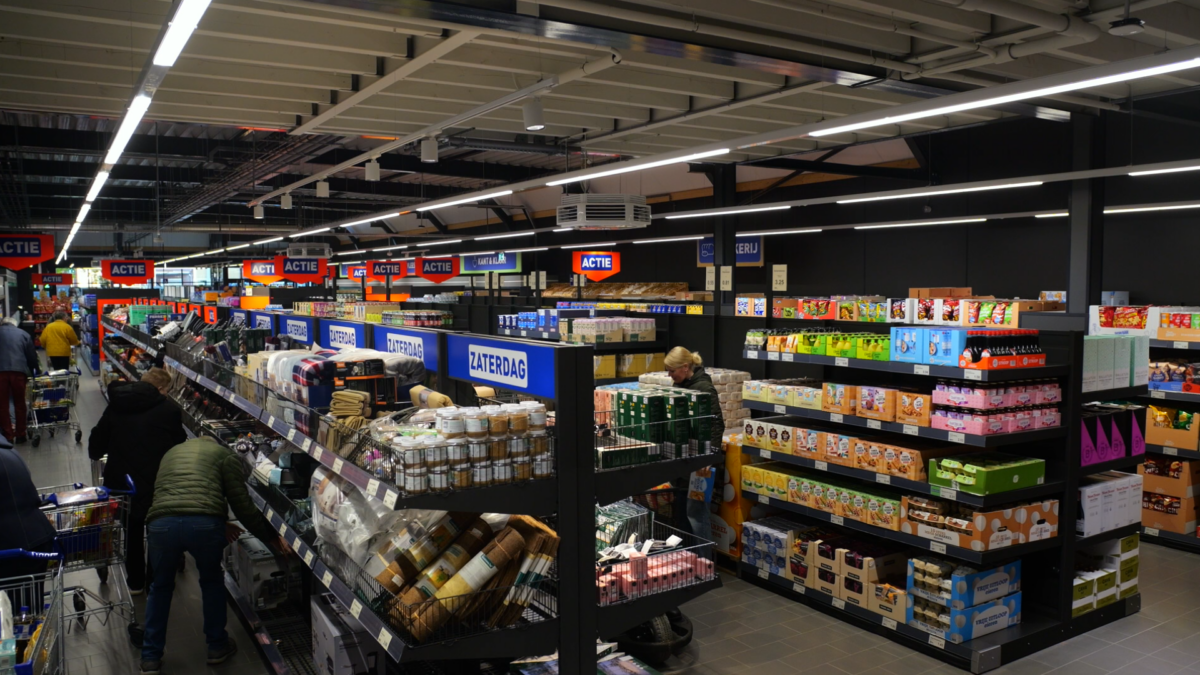 Wideshot nieuwe aldi
