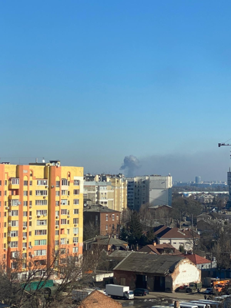 Explosies bij het vliegveld van Charkiv