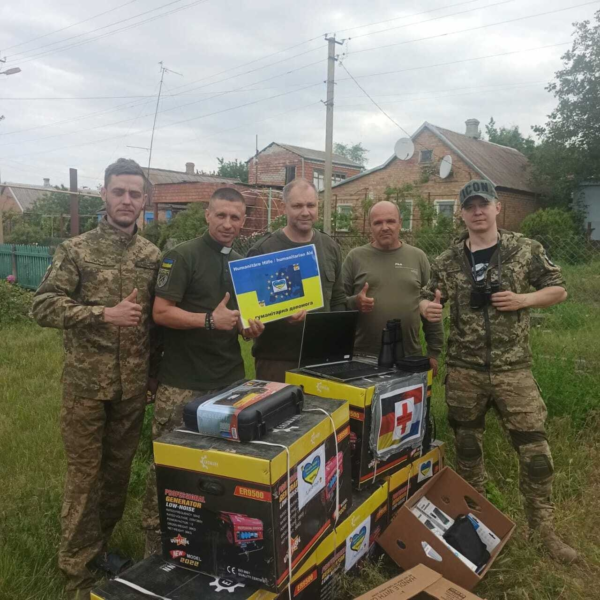 Oekraïne - hulpgoederen - soldaten