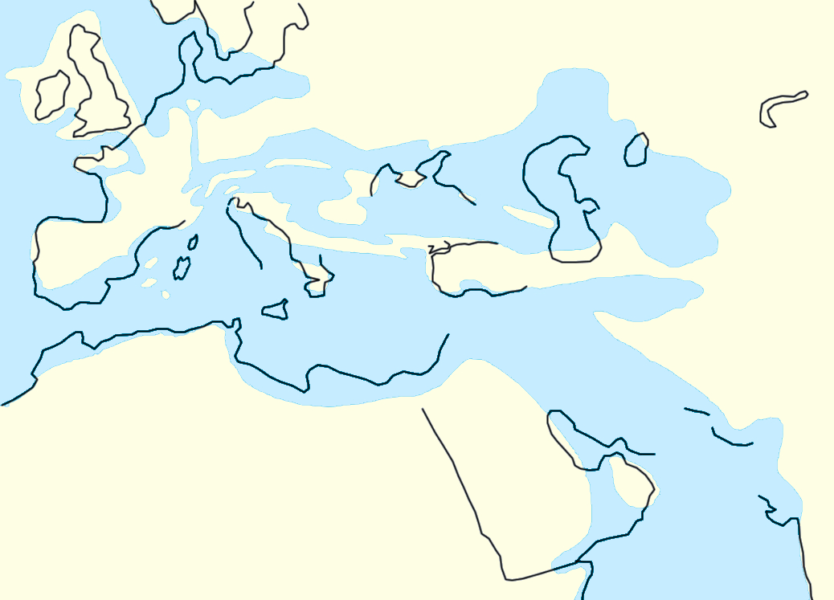 Paratethyszee - Nederland binnenzee