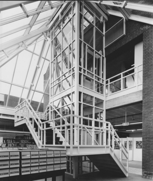 Bibliotheek Enschede - interieur - trappenhuis