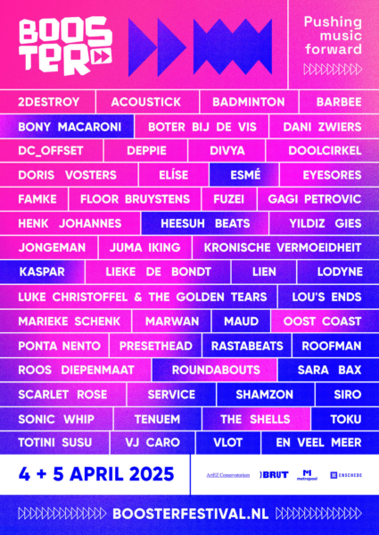 Booster Line Up POSTER small