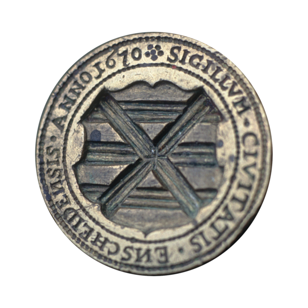 zegelstempel Enschede 1670