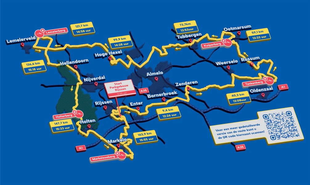 Route ronde van overijssel 2024