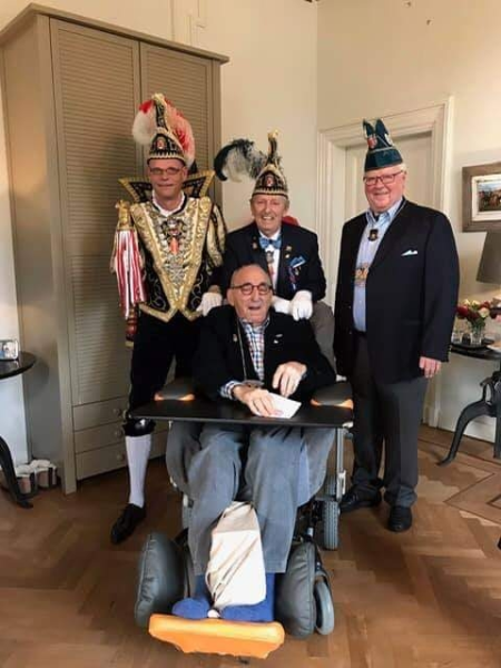 Ben Sanders en Gert Kel op bezoek bij Ferdinand Fransen C Ferdinand Fransen