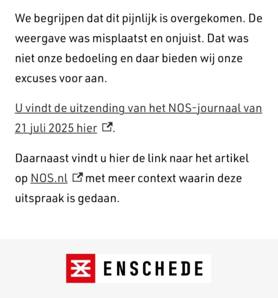 Reactie gemeente artikel pathmos