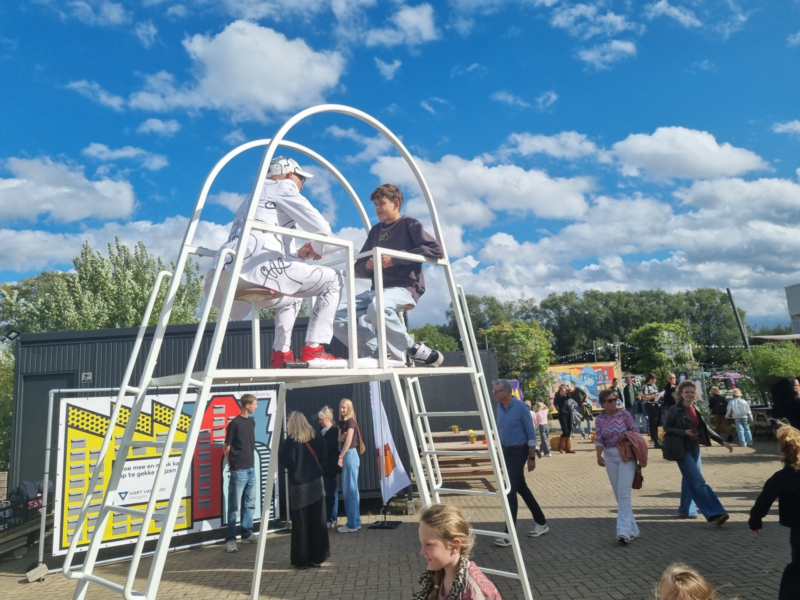 Constructie Oscar Prinsen 'Gesprek op hoogte'