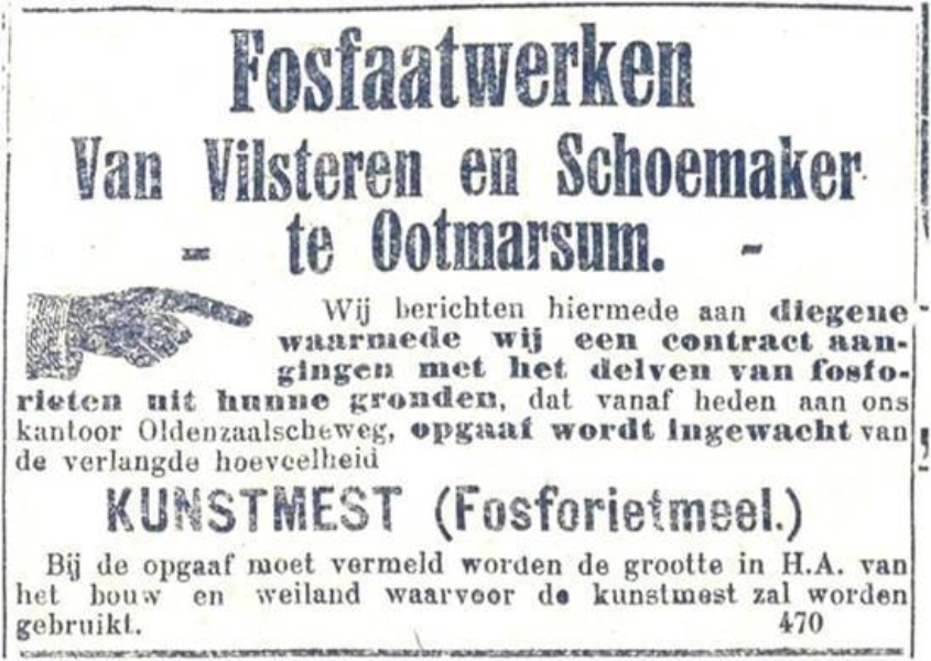 fosfaatfabriek - Twentse Courant 18-01-1919