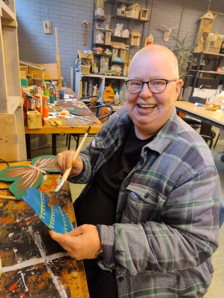 Client Het Work Home Losser maakt versieringen