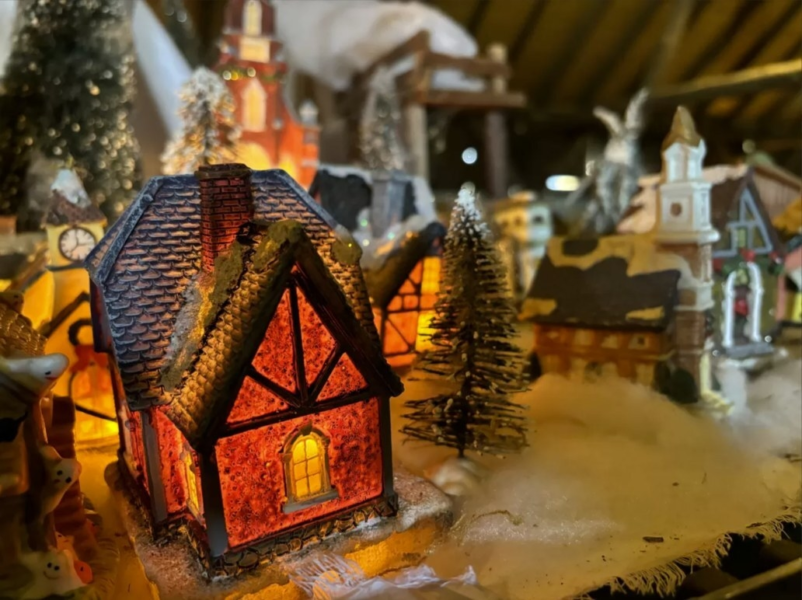 Kerstexpositie in Steenfabriek De Werklust