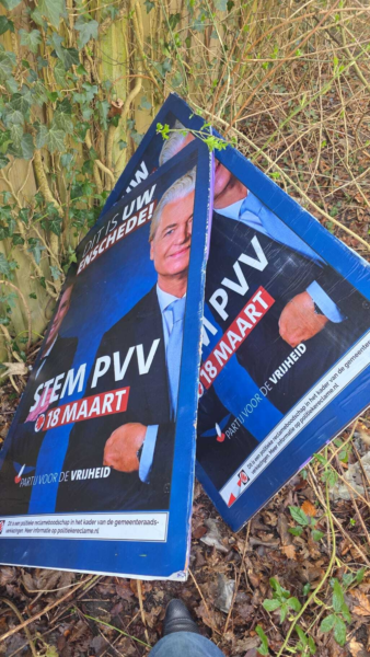 campagne - campagneposter - PVV - verkiezingen