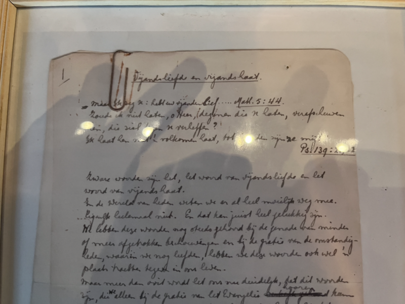 aantekeningen - preek - Leendert Overduin