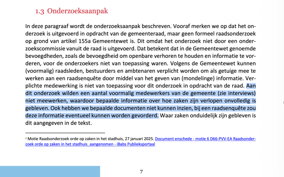 Zaak Ardesch - Pro Facto niet alles vragen beantwoord