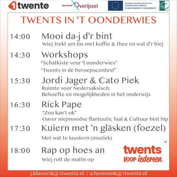 Programma streektaalcongres