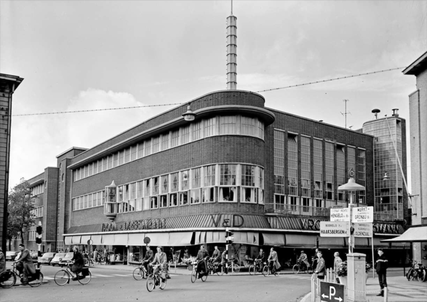 V&D-pand - Warenhuis - oud-Enschede - Kruispunt de Graaff