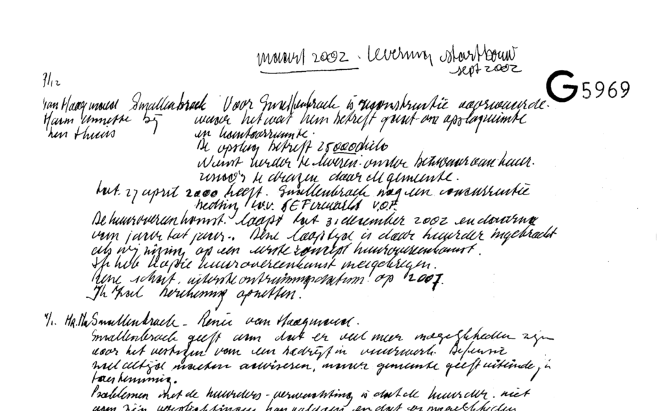 vuurwerkramp - aantekening Boudewijn Rip 7 dec 1999