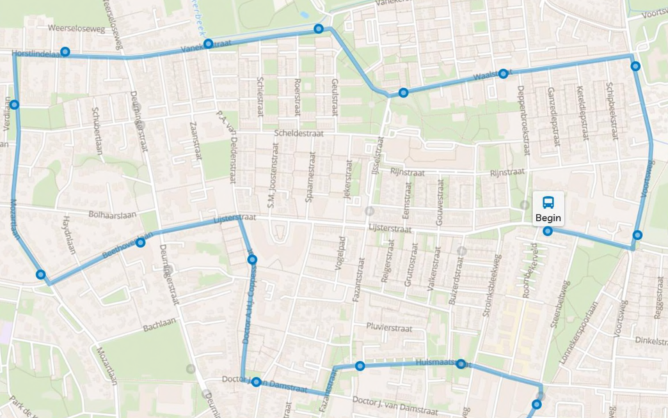 Alternatieve route lijn 2