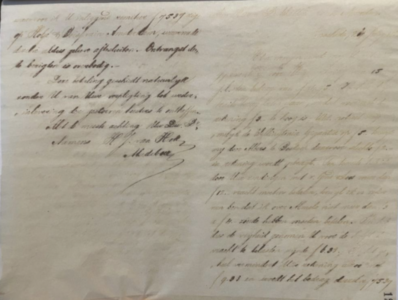 Briefwisseling GJ van Heek - D Wattez