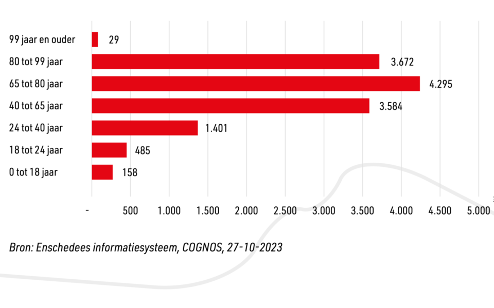 Leeftijdsgroepen en beroep op maatschappelijke ondersteuning