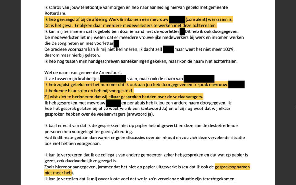 Mail onderzoeker 28 okt 2021